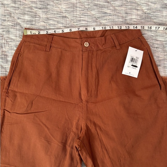 Hurley High Rise Straight Leg Cropped Pants Sz Medium NWT | Hurley Women Pants - - Picture 8 of 11